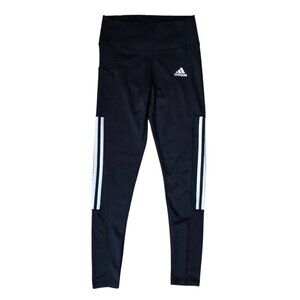 Adidas Leggings Lightweight High Rise Primegreen Aeroready Womens Size S Black